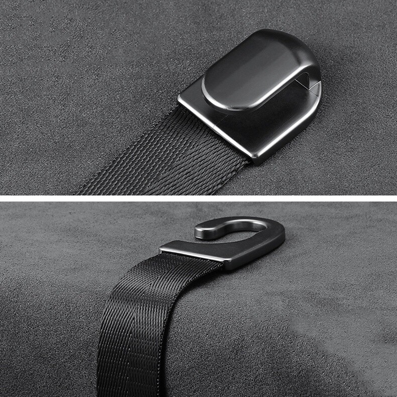 Universalus automobilio sėdynės kablys Automobilio pakabos krepšio organizatorius Kablio sėdynės galvos atramos laikiklis krepšiams Palto pakabinamas automobilio priedai