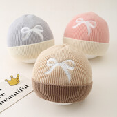 Új koreai baba sapka őszi téli meleg baba fiú lányok sapka motorháztető puha aranyos csípős csecsemő tipegő kötött gyerek sapka sapka