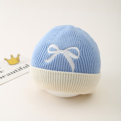 Új koreai baba sapka őszi téli meleg baba fiú lányok sapka motorháztető puha aranyos csípős csecsemő tipegő kötött gyerek sapka sapka