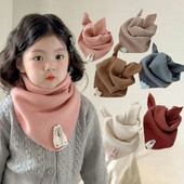 Dječji četvrtasti šalovi s crtanim filmovima Dječaci Djevojčice Zimski vanjski vjetrootporan Topli rubac Slatki slatki korejski šalovi za bebe