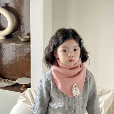 Dječji četvrtasti šalovi s crtanim filmovima Dječaci Djevojčice Zimski vanjski vjetrootporan Topli rubac Slatki slatki korejski šalovi za bebe