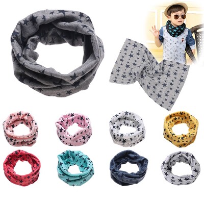 9 spalvų ilgas šalikas Veidui Bandana kaukė Kaklui Šiltesnė žvaigždės Spausdinta Snood Collar Šalikai Vaikų Medvilninis Šalikas
