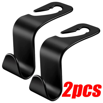 Universal γάντζοι πίσω καθίσματος αυτοκινήτου Εσωτερικά ανταλλακτικά αυτοκινήτου Θήκη αποθήκευσης Κρεμάστρα Κρεμαστό προσκέφαλο Βάση στήριξης ανθεκτικό ρουλεμάν 20kg