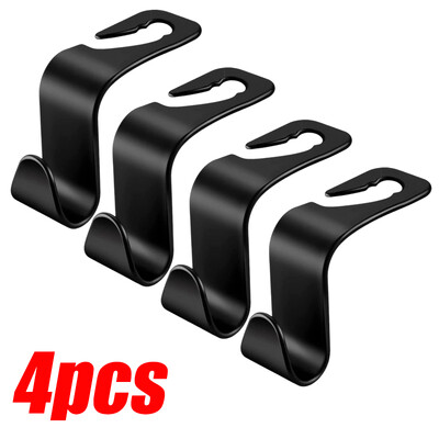 Universal γάντζοι πίσω καθίσματος αυτοκινήτου Εσωτερικά ανταλλακτικά αυτοκινήτου Θήκη αποθήκευσης Κρεμάστρα Κρεμαστό προσκέφαλο Βάση στήριξης ανθεκτικό ρουλεμάν 20kg