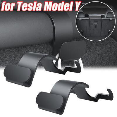 2 buc cârlige portbagaj auto pentru Tesla Model Y cârlige de depozitare pentru scaunul din spate organizator auto pentru model Y accesorii auto interior