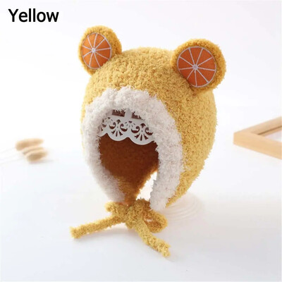 Berniukui Mergaitei Žieminės šiltos ausų apsaugos kepuraitės Kūdikiams Megztos Kepuraitės Kūdikiams Kepuraitės Kūdikiams Pupytė