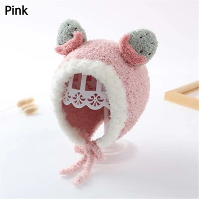 Berniukui Mergaitei Žieminės šiltos ausų apsaugos kepuraitės Kūdikiams Megztos Kepuraitės Kūdikiams Kepuraitės Kūdikiams Pupytė