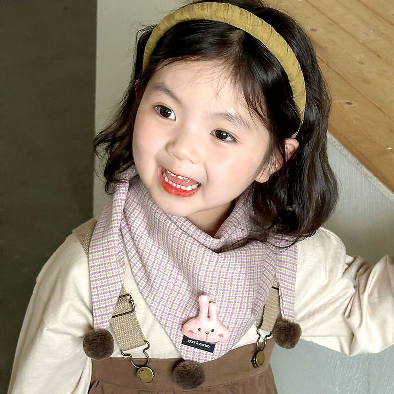 3-8 Y novi jesenski zimski šal za dječake djevojčice pleteni trokutasti šal vanjski topli dječji prigušivači dječji heklani dječji šal