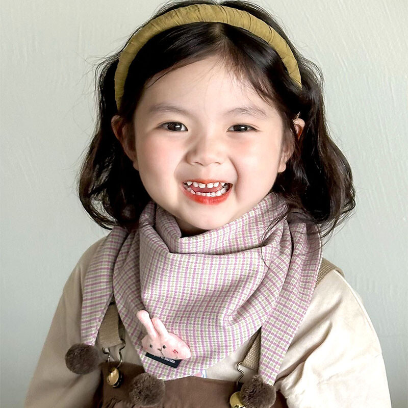 3-8 Y novi jesenski zimski šal za dječake djevojčice pleteni trokutasti šal vanjski topli dječji prigušivači dječji heklani dječji šal