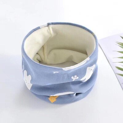 Új tavaszi ősz téli gyerek fiú lány meleg varázslatos nyakkendő O gyűrű Bufandas baba nyakörv gyerekek pamut sál