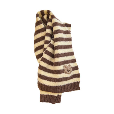 Bear Dječji pleteni šalovi Crtani korejski zimski dječji šalovi za djevojčice Dječaci Toplije oko vrata Dodaci za bebe 3-8Y