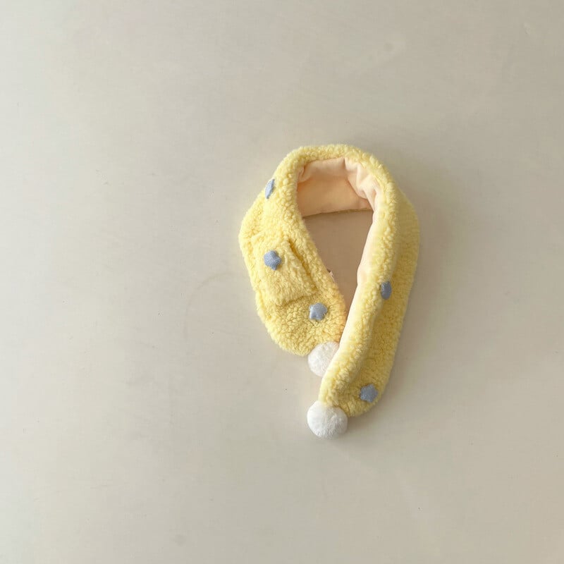 Jesen Zima Topli dječji dječji šal za dječake Djevojčice Slatke zvjezdice Janjeće runo Prsten s križnim vratom Prigušivač Dječji šalovi 2-6 godina