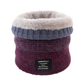 Téli gyapjú bélelt kötött nyakmelegítő sál Férfi Női Ifjúsági Fiúk Lányok Melegen Hideg időjárás Hó Sí