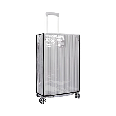 Husă complet transparentă de protecție a bagajelor din PVC, rezistentă la apă, rezistentă la praf, durabilă, pentru valiză, accesorii de călătorie