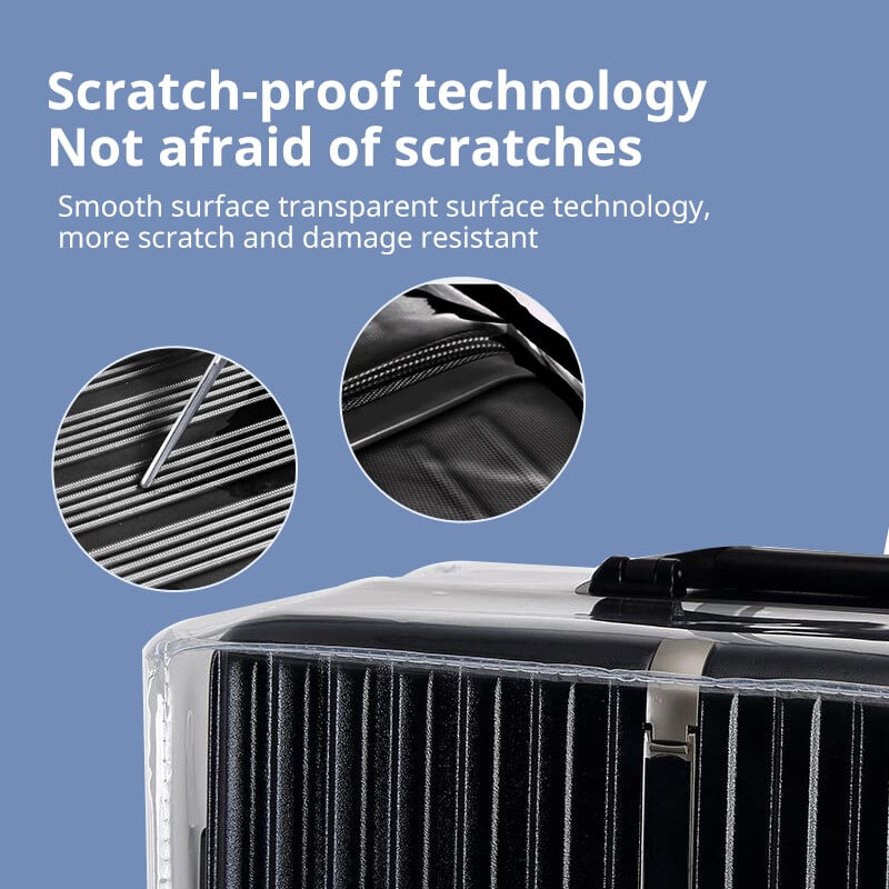 Potpuna prozirna zaštitna navlaka za prtljagu PVC vodootporan otporan na prašinu Izdržljiva navlaka za kofere Zaštitna oprema za putovanja