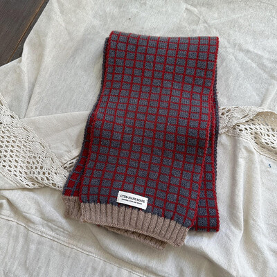 Φθινοπωρινό Χειμώνα Ζεστό Καρό Παιδικά Κασκόλ Μαλακά Άνετα Μάλλινο Νήματα Πλεκτό Κασκόλ Μακρύ Λαιμό Βρεφικό Παιδικό Σιγαστήρα για αγόρια Κορίτσια