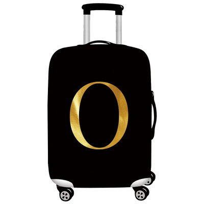 Husă pentru bagaje Protector pentru valiză din țesătură elastică Husă împotriva prafului pentru bagaje, potrivită valiză de 18-32 inchi, organizator de călătorie, serie de litere