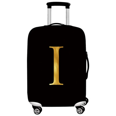 Husă pentru bagaje Protector pentru valiză din țesătură elastică Husă împotriva prafului pentru bagaje, potrivită valiză de 18-32 inchi, organizator de călătorie, serie de litere