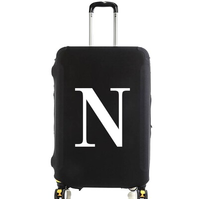 Unisex navlaka za prtljagu 18-32 inča, modna bijela serija slova, kofer s uzorkom, kofer, elastične vrećice za prašinu, torbica, putni dodaci