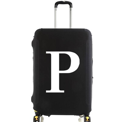 Unisex navlaka za prtljagu 18-32 inča, modna bijela serija slova, kofer s uzorkom, kofer, elastične vrećice za prašinu, torbica, putni dodaci