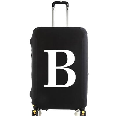 Unisex navlaka za prtljagu 18-32 inča, modna bijela serija slova, kofer s uzorkom, kofer, elastične vrećice za prašinu, torbica, putni dodaci