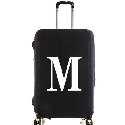 Unisex navlaka za prtljagu 18-32 inča, modna bijela serija slova, kofer s uzorkom, kofer, elastične vrećice za prašinu, torbica, putni dodaci