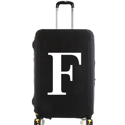 Unisex navlaka za prtljagu 18-32 inča, modna bijela serija slova, kofer s uzorkom, kofer, elastične vrećice za prašinu, torbica, putni dodaci