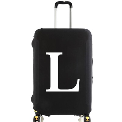 Unisex navlaka za prtljagu 18-32 inča, modna bijela serija slova, kofer s uzorkom, kofer, elastične vrećice za prašinu, torbica, putni dodaci