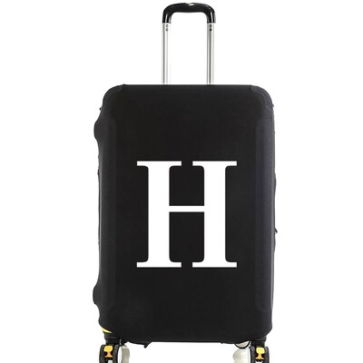 Unisex navlaka za prtljagu 18-32 inča, modna bijela serija slova, kofer s uzorkom, kofer, elastične vrećice za prašinu, torbica, putni dodaci