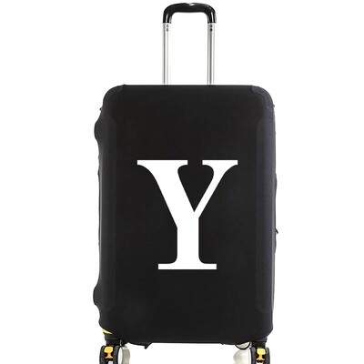 Unisex navlaka za prtljagu 18-32 inča, modna bijela serija slova, kofer s uzorkom, kofer, elastične vrećice za prašinu, torbica, putni dodaci