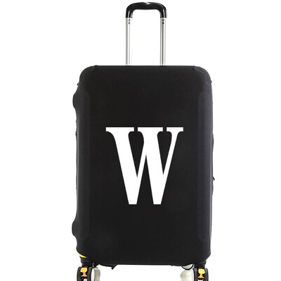 Unisex navlaka za prtljagu 18-32 inča, modna bijela serija slova, kofer s uzorkom, kofer, elastične vrećice za prašinu, torbica, putni dodaci