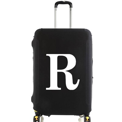 Unisex navlaka za prtljagu 18-32 inča, modna bijela serija slova, kofer s uzorkom, kofer, elastične vrećice za prašinu, torbica, putni dodaci