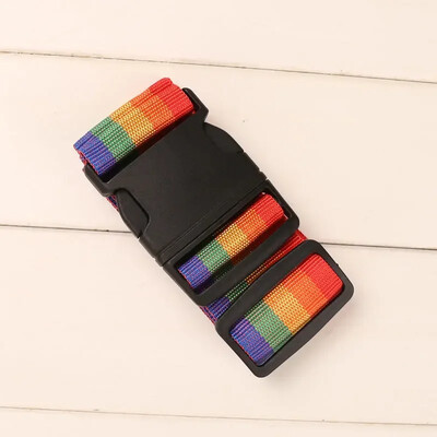 1db Állítható Csomagszíj Kereszt Öv Csomagolás Utazási Bőrönd Nylon zár Csat Heveder Poggyászövek Kempingtáska Tartozékok