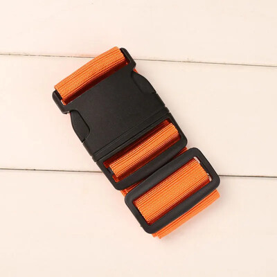 1db Állítható Csomagszíj Kereszt Öv Csomagolás Utazási Bőrönd Nylon zár Csat Heveder Poggyászövek Kempingtáska Tartozékok