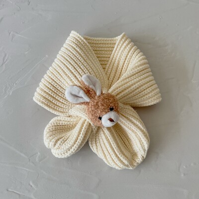 Zimski dječji šal Mekani topli pleteni dječji šalovi za djevojčice Dječaci Slatki crtani zečevi Dječji šalovi Dodaci za malu djecu