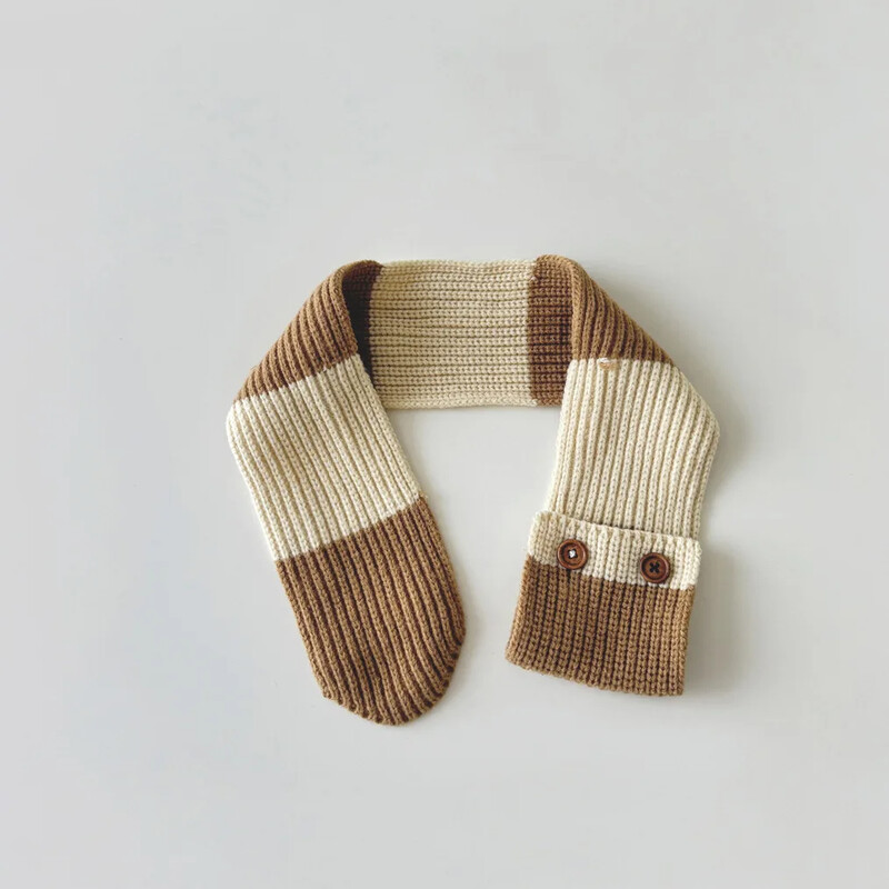 Ins korėjiečių vaikų šalikas berniukams mergaitėms kūdikiams žiemai šiltas šalikas Juostelės megztas skara skara vaikams kaklo apykaklė Laikyti šiltai