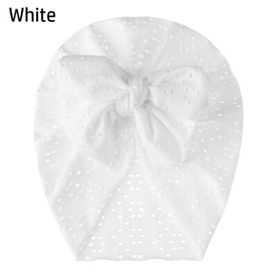 Lány Fiú Nyári Baba Újszülött Csecsemő Tipegő Baba Motorháztető sapka sapka nagy masni turbán fejfedő