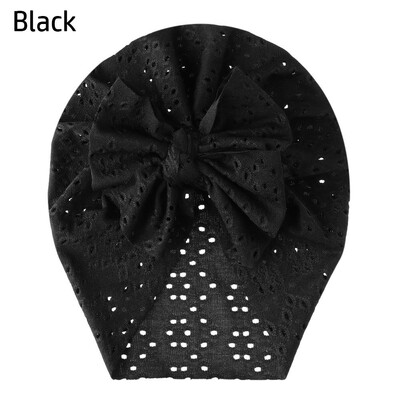 Lány Fiú Nyári Baba Újszülött Csecsemő Tipegő Baba Motorháztető sapka sapka nagy masni turbán fejfedő