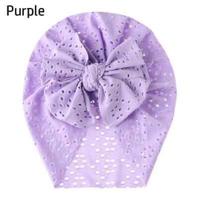 Lány Fiú Nyári Baba Újszülött Csecsemő Tipegő Baba Motorháztető sapka sapka nagy masni turbán fejfedő