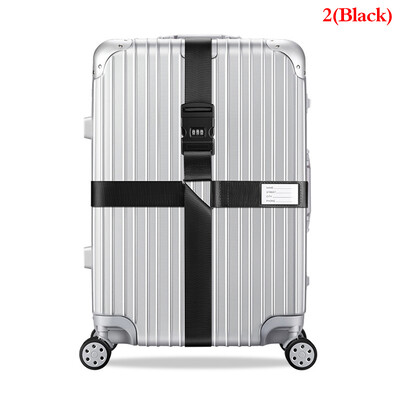 4,2 m-es nejlon 3 számjegyű, jelszózáras csomagtartó heveder kereszt öv csomagolás Állítható utazási bőrönd csatszíj csomagtartó övek