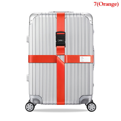 4,2 m-es nejlon 3 számjegyű, jelszózáras csomagtartó heveder kereszt öv csomagolás Állítható utazási bőrönd csatszíj csomagtartó övek