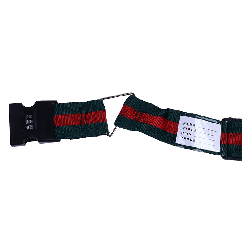 4,2 m-es nejlon 3 számjegyű, jelszózáras csomagtartó heveder kereszt öv csomagolás Állítható utazási bőrönd csatszíj csomagtartó övek