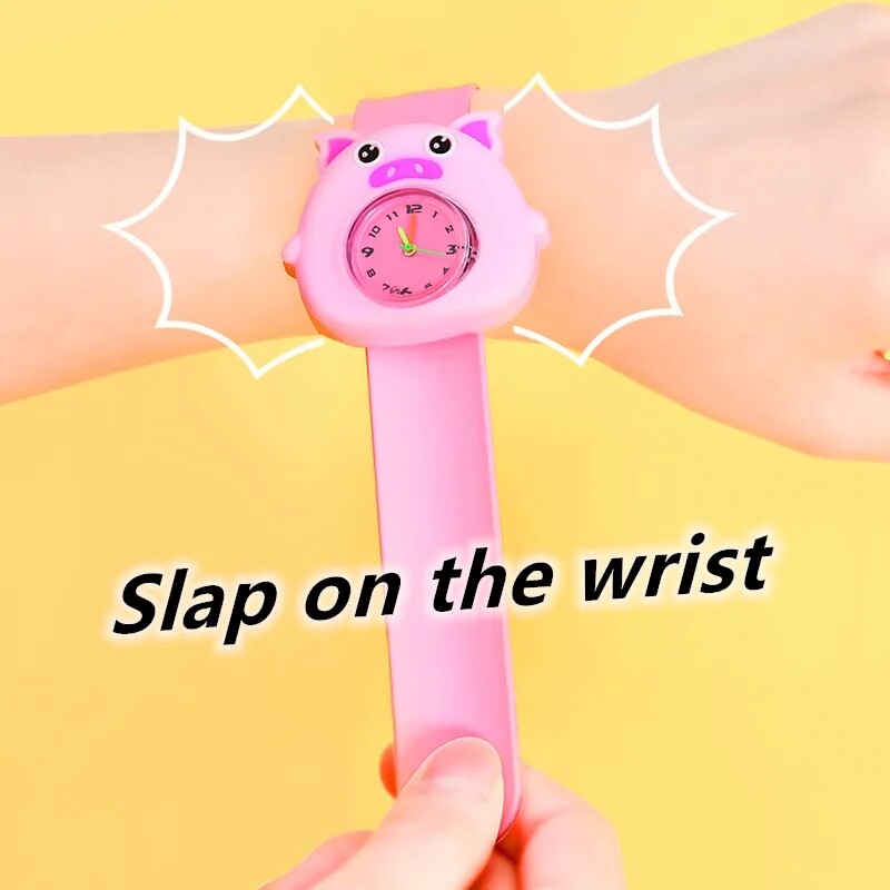 Kūdikių laikrodis 3D animacinis filmas Antis, avys, kiaulė, karvė Vaikams plakami laikrodžiai Gimtadienio dovanos Mergaitei Berniukui Vaikams Mokymosi Laikrodis Žaislinis laikrodis