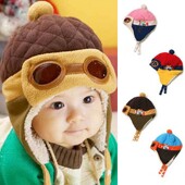 Baywell Zimná teplá čiapka pre batoľatá, čiapka Beanie, cool, krásne pre bábätká, chlapčeky a dievčatá, deti, jesenná pilotná čiapka, detská čiapka, 4 farby