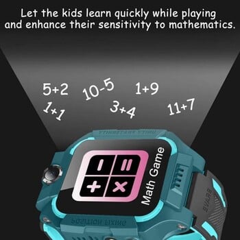 Smartwatch Z6F Kids Smart Watch SOS GPS Ρολόι Τηλεφώνου IP67 Αδιάβροχο τηλεχειριστήριο φωτογραφιών Φωνητική συνομιλία Smartwatch for Ios Android Child Boy Girl Gifts