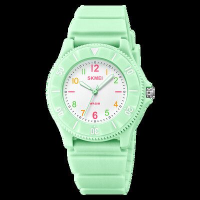 SKMEI potpuno novi dječji sportski satovi s mekim TPU remenom 50M Vodootporni dječji kvarcni ručni satovi za dječake Djevojčice Montre