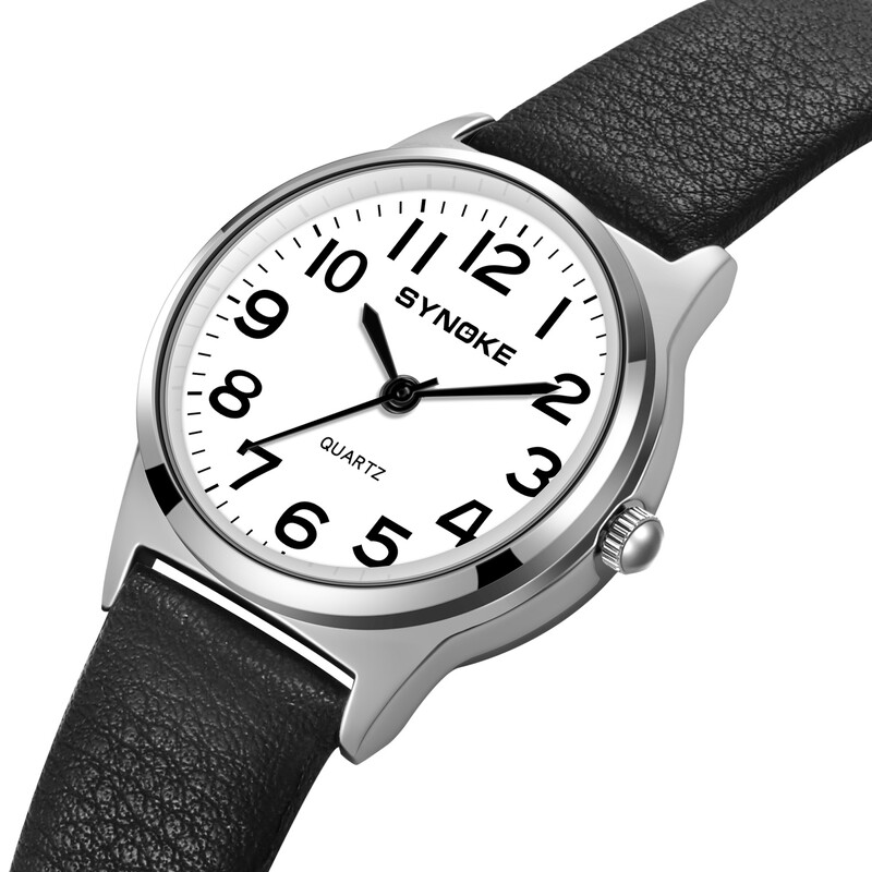 SYNOKE Dječji sat Moda Sport Dječji kvarcni sat Silikonski remen za sat Ležerni sat za dječake Djevojke Studentski sat Poklon