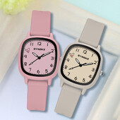 Lagani, tanki kvarcni satovi za djevojčice, modni, kreativni mali brojčanik, dječji silikonski remen, kvarcni ručni satovi