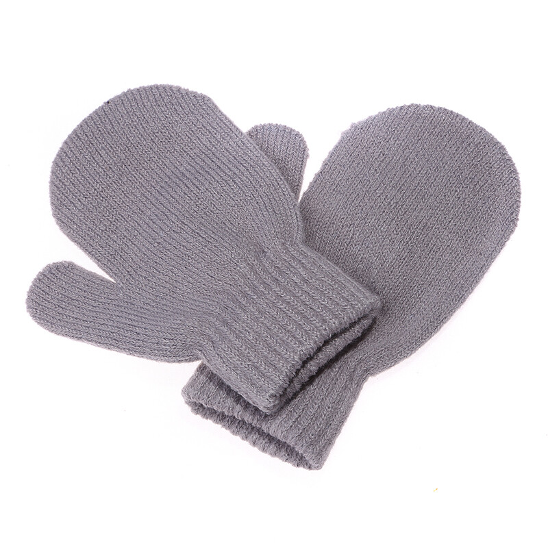 Gyermek téli kötött sapka és sál kesztyű szett fiú lányoknak meleg plüss sapka 3 részes készletek gyerekeknek új szabadtéri sísapka sálak egyszínű