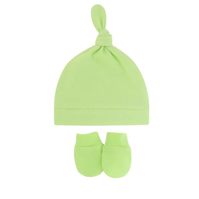 Kapa za novorođenče s rukavicama Jesen Zima Topli pamuk Dječje kape Stvari Dječji dodaci Noćna kapica za dojenčad 0-6 mjeseci Bebe